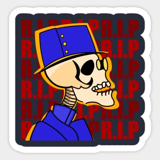 SKULL R.I.P Sticker